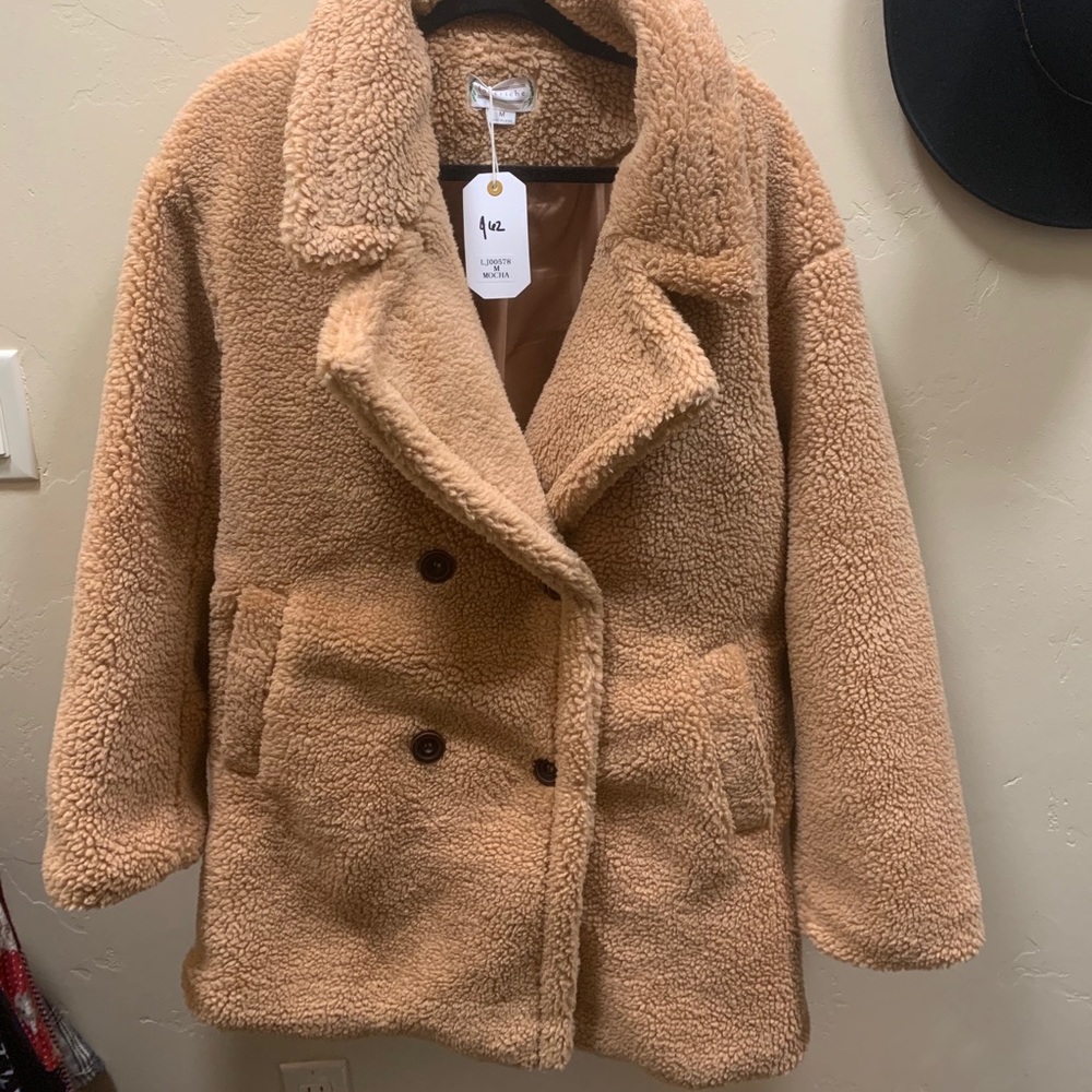 Teddy bear coat NWT